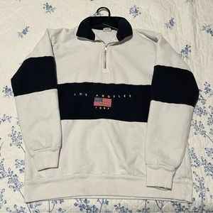 Brandy Melville Quarter Zip Sweater